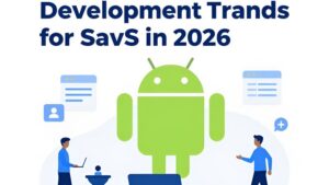 Футуристическая концепция разработки Android-приложений для корпоративных SaaS-сервисов в 2026 году от компании Би Симпл